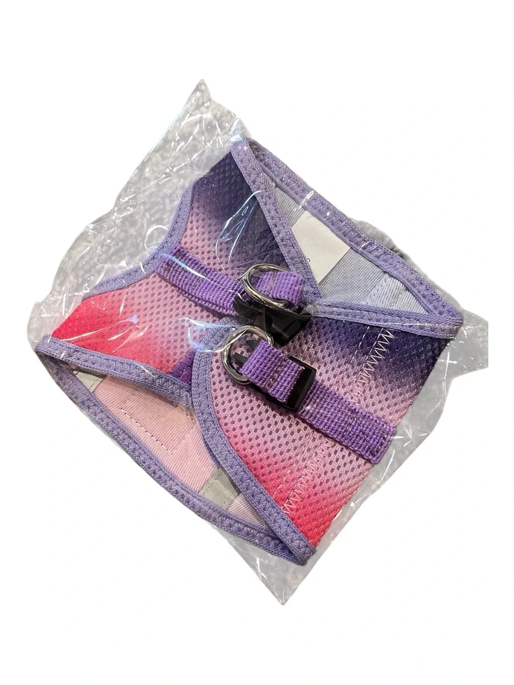 Doggie Design Pink Purple Mesh Harness XXS